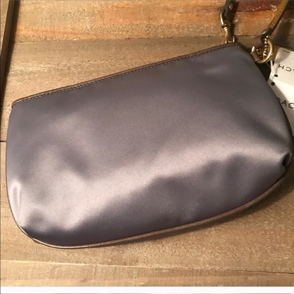 Authentic Coach Silver & Gold Clutch Wristlet - Picture 6 of 8